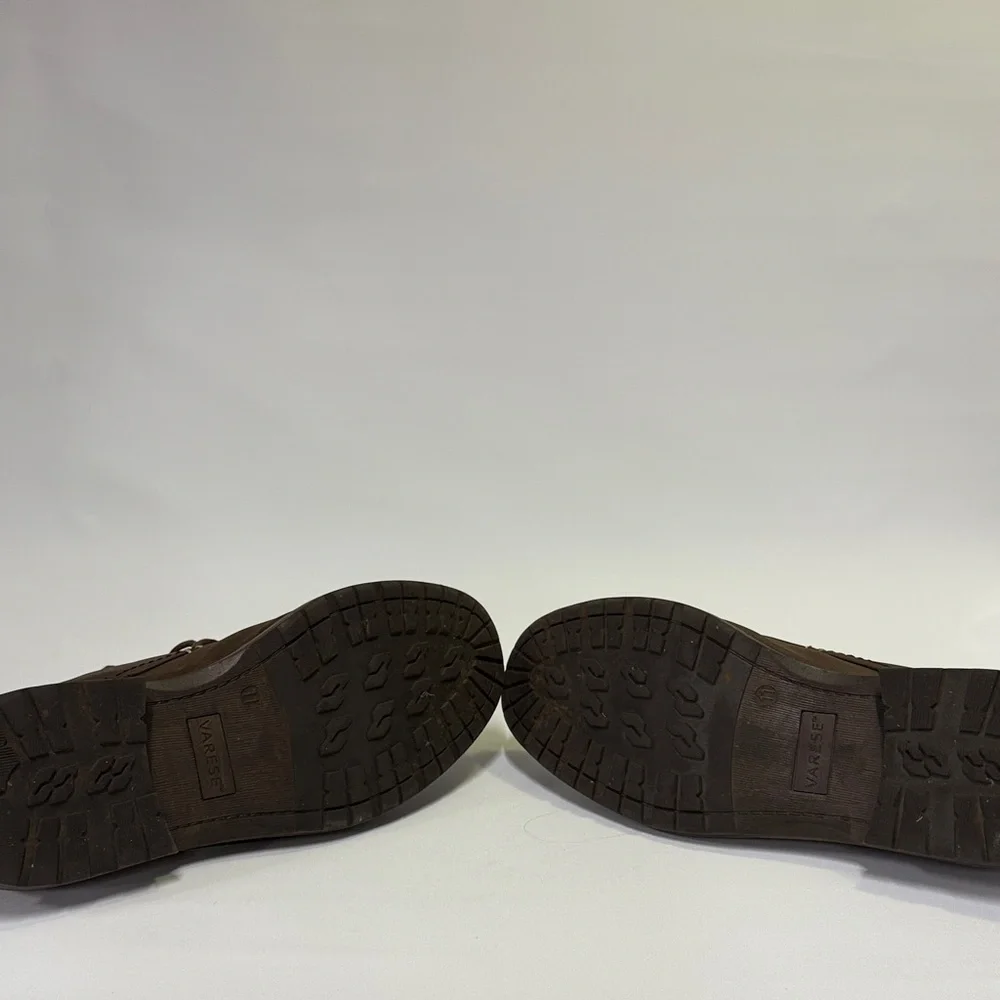 Men's Premium Leather Chukka Boots in Rich Brown